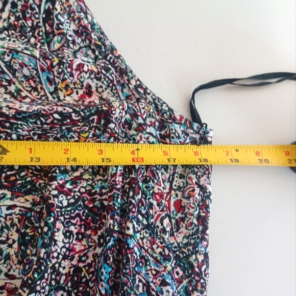 L’AGENCE 100% Silk Colorful Abstract Artsy Jumpsuit - Picture 7 of 16